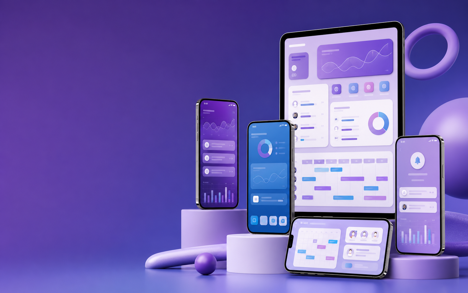 SMS mobile applications and school management dashboard